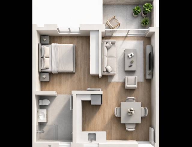 1 BEDROOM APARTMENT FOR SALE IN KRAAIBOSCH PARK